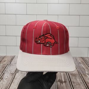 Top Of The World Arkansas Razorbacks Vintage Twill PinStripe Adjustable Snapback